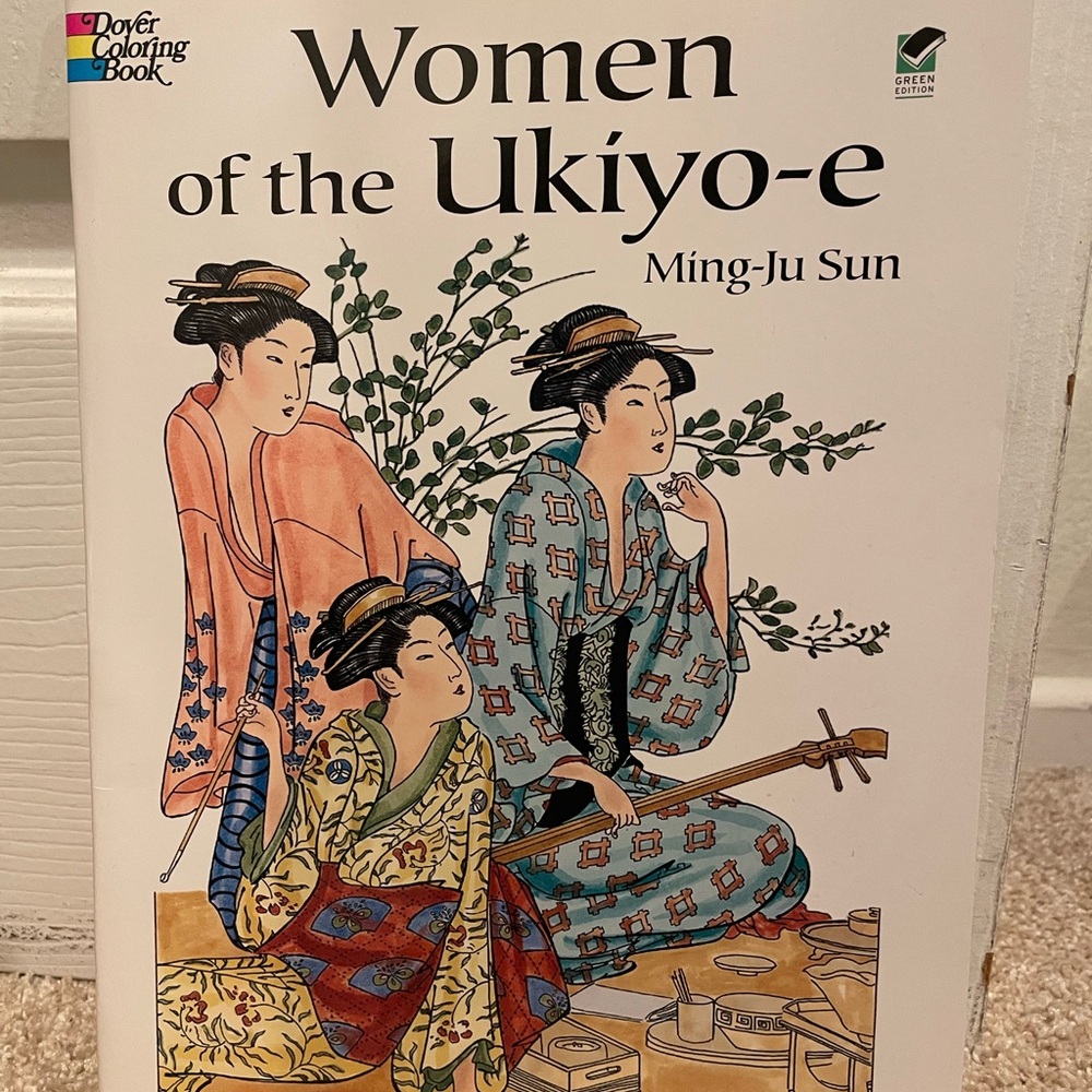 Women of the Ukiyo-e Coloring Book